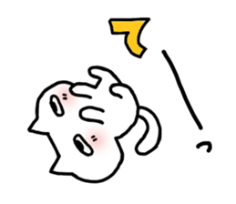 yamanashi white cat sticker #14150729