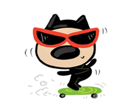 Ninja Doggy sticker #14150964