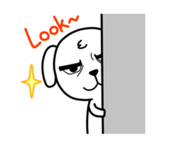 handsome hound sticker #14151035