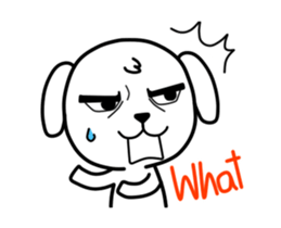 handsome hound sticker #14151036