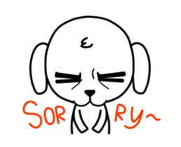 handsome hound sticker #14151038