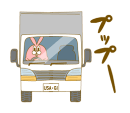 Medium mammal pink7 sticker #14151179