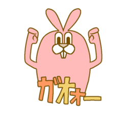 Medium mammal pink7 sticker #14151182