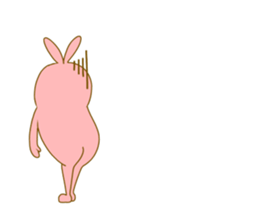 Medium mammal pink7 sticker #14151189