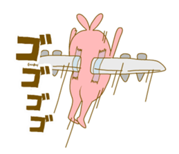 Medium mammal pink7 sticker #14151199