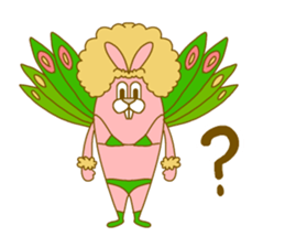 Medium mammal pink7 sticker #14151202