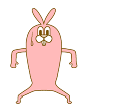 Medium mammal pink7 sticker #14151209