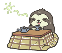 Warm-hearted sloth sticker #14151303