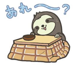 Warm-hearted sloth sticker #14151306