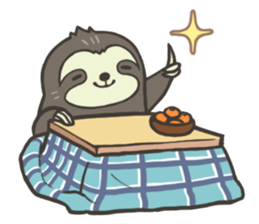 Warm-hearted sloth sticker #14151307
