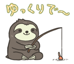 Warm-hearted sloth sticker #14151323