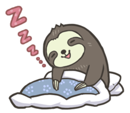 Warm-hearted sloth sticker #14151336