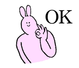 Rabbit's name is Aichan sticker #14151517