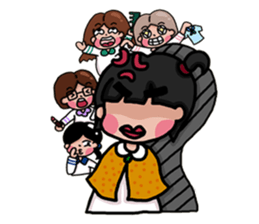 I have four sisters sticker #14152242