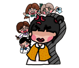 I have four sisters sticker #14152242