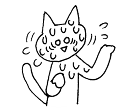 shirome cats #04 sticker #14152564
