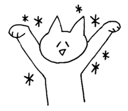 shirome cats #04 sticker #14152565