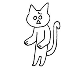 shirome cats #04 sticker #14152573