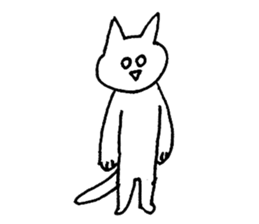 shirome cats #04 sticker #14152576