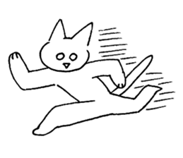 shirome cats #04 sticker #14152580