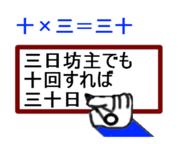 write of hand is support thanks praise sticker #14152598