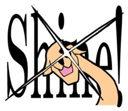 Inuta Agokubinaga(English) sticker #14152701