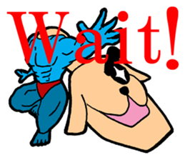 Inuta Agokubinaga(English) sticker #14152702