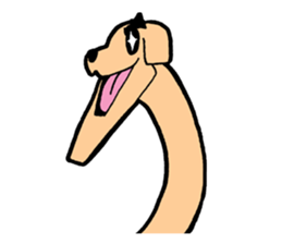 Inuta Agokubinaga(English) sticker #14152715