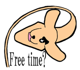 Inuta Agokubinaga(English) sticker #14152716