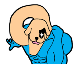 Inuta Agokubinaga(English) sticker #14152722