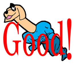 Inuta Agokubinaga(English) sticker #14152724