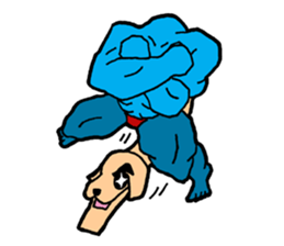 Inuta Agokubinaga(English) sticker #14152729