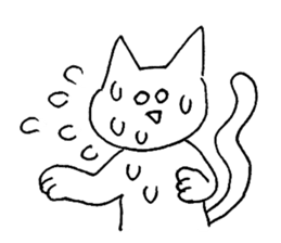 shirome cats #03 sticker #14152938