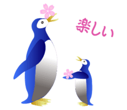 happy penguins Sticker sticker #14153390