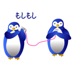 happy penguins Sticker sticker #14153397