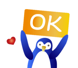 happy penguins Sticker sticker #14153399