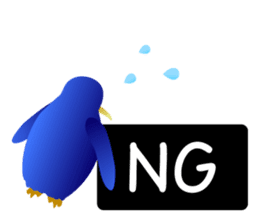 happy penguins Sticker sticker #14153400