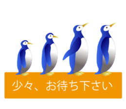 happy penguins Sticker sticker #14153402