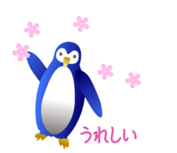 happy penguins Sticker sticker #14153404