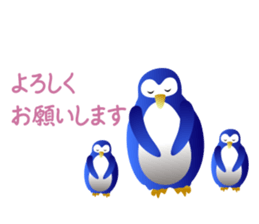 happy penguins Sticker sticker #14153409