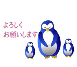 happy penguins Sticker sticker #14153409