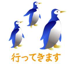 happy penguins Sticker sticker #14153412