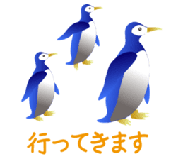 happy penguins Sticker sticker #14153412
