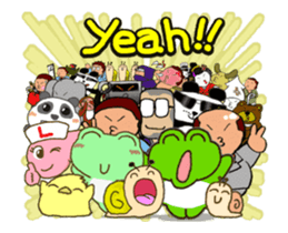 Frog's NewYear moving sticker sticker #14153533