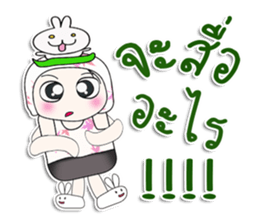 ...Mr. Haka. Love Rabbit. sticker #14153584