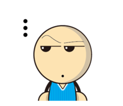 BIG HEAD YUAN don't want to say. sticker #14154600