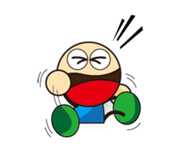 BIG HEAD YUAN don't want to say. sticker #14154604