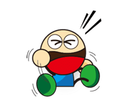 BIG HEAD YUAN don't want to say. sticker #14154604