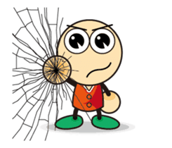 BIG HEAD YUAN don't want to say. sticker #14154611