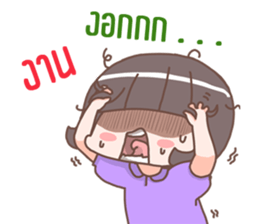 Office' Girl vivid sticker #14154635